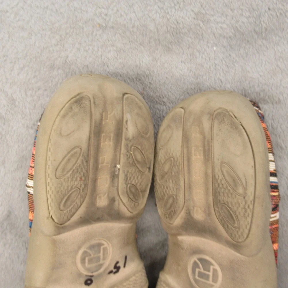 Roper Aztec Mens Shoes 9 Brown‎ Southwestern Slip On Lace-Up Shoes Loafer Casual